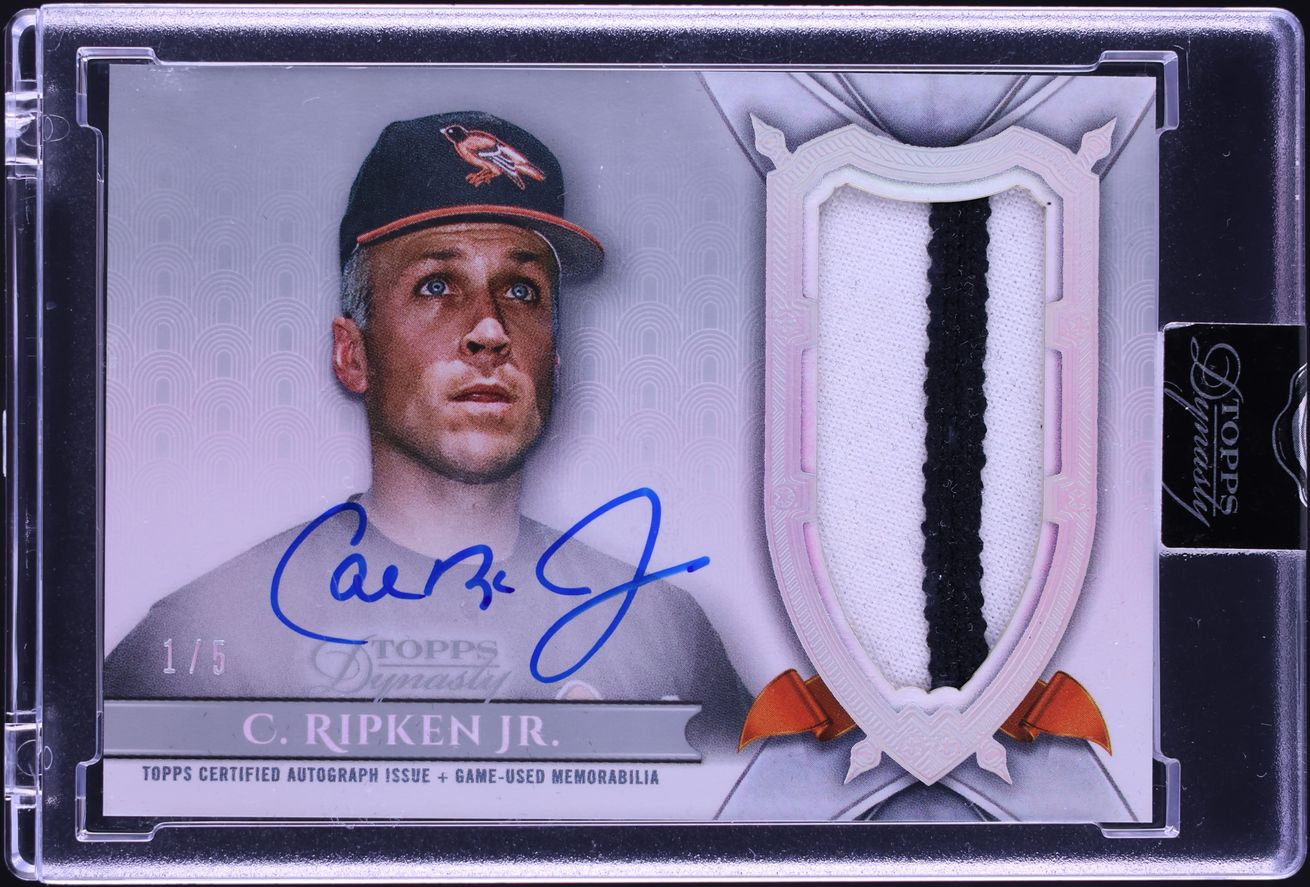 カルリプケン 5枚限定 ファーストナンバー 1/5 topps dynasty カルリプケン 5枚限定 ファーストナンバー 1/5 topps dynasty