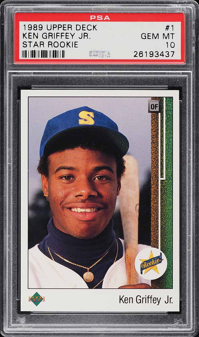 1989 Upper Deck Ken Griffey Jr. ROOKIE #1 PSA 10 GEM MINT