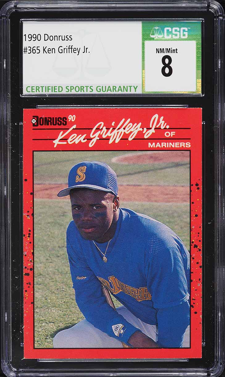 1990 Donruss Ken Griffey Jr. #365 CSG 8 NM-MT
