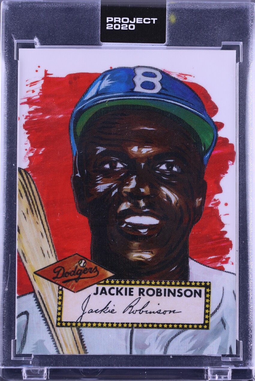 2020 Topps Project 2020 By Blake Jamieson Jackie Robinson #42 CGC AUTH