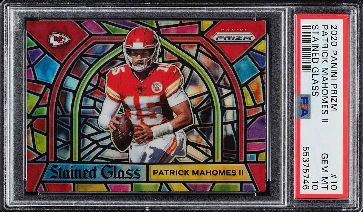 2020 Panini Prizm Stained Glass Patrick Mahomes II #10 PSA 10 GEM MINT