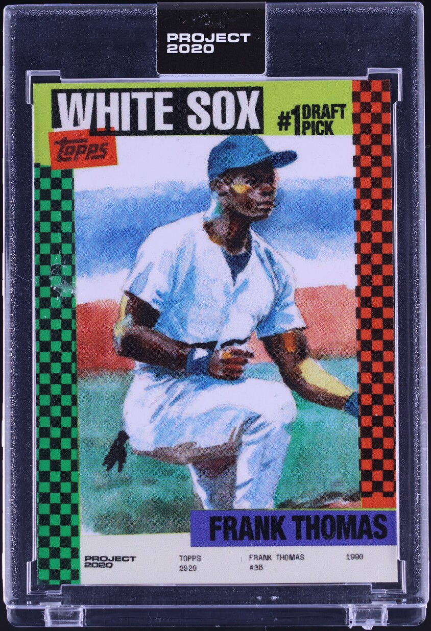 2020 Topps Project 2020 By Jacob Rochester Frank Thomas #44