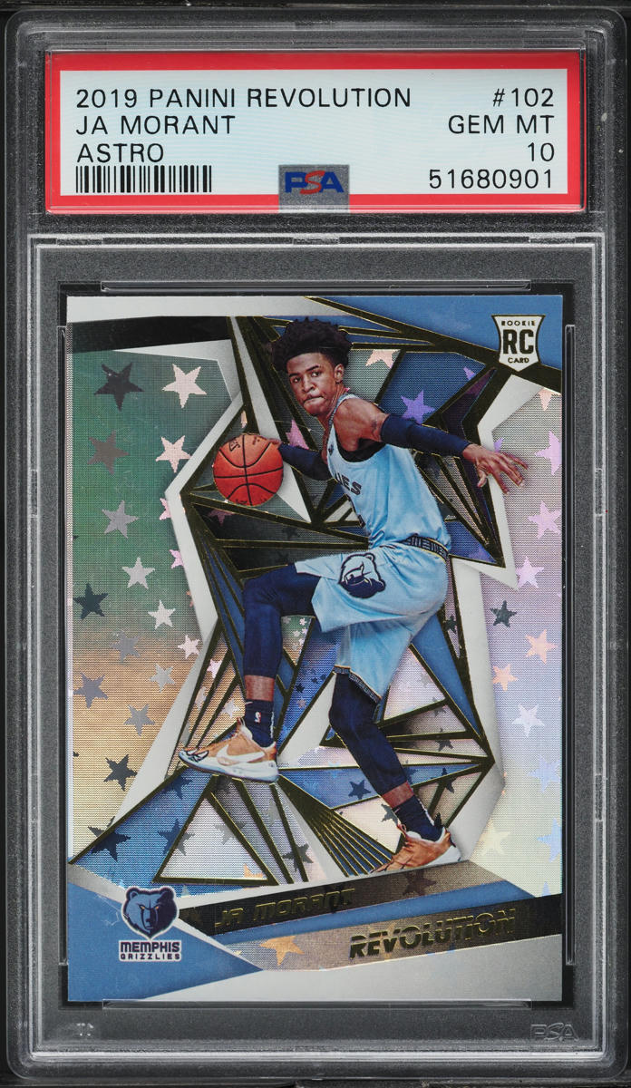 2019 Panini Revolution Astro Ja Morant ROOKIE #102 PSA 10 GEM MINT