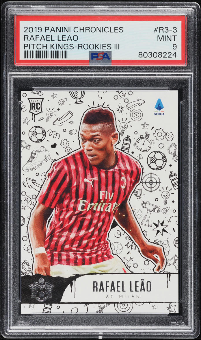 2019 Panini Chronicles Pitch Kings Rafael Leao ROOKIE #R3-3 PSA 9 MINT