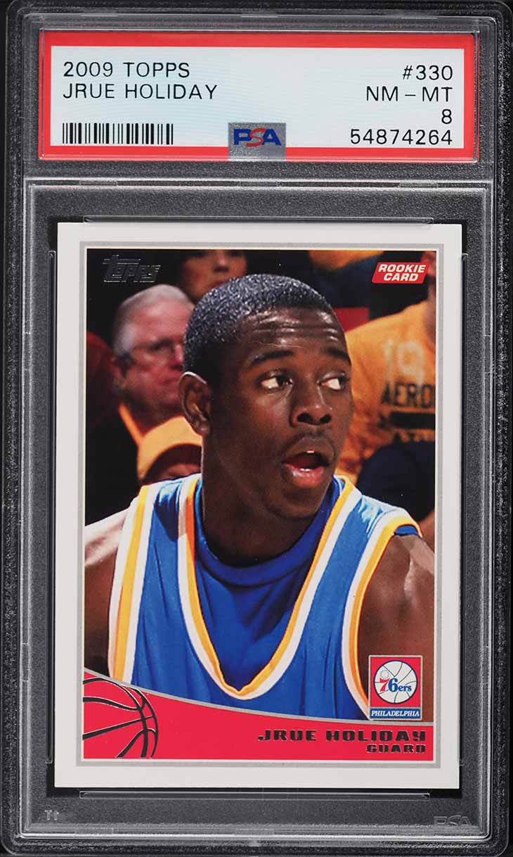 2009 Topps Basketball Jrue Holiday ROOKIE #330 PSA 8 NM-MT