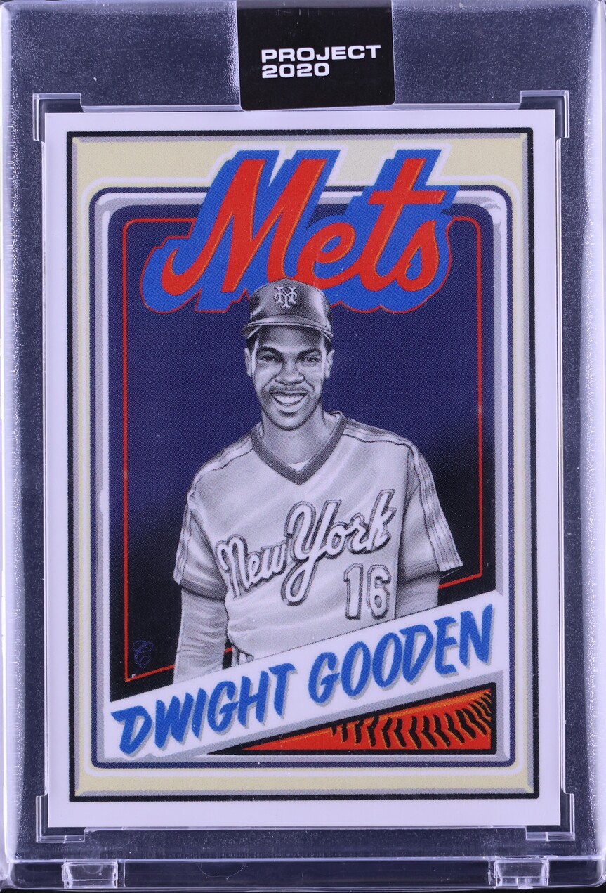 2020 Topps Project 2020 By Mister Cartoon Dwight Gooden #65 CGC AUTH