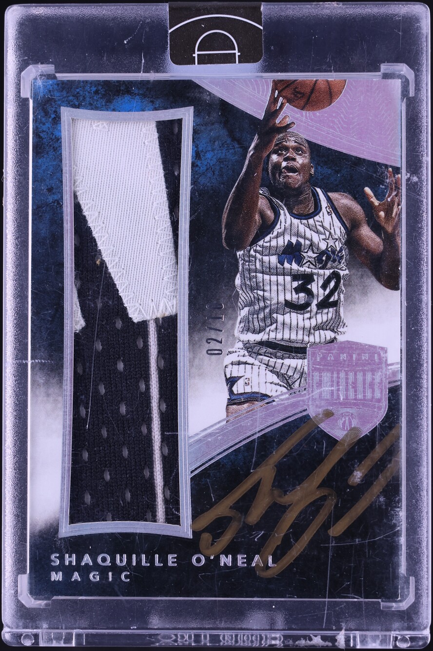 2014 Panini Eminence Peerless Shaquille O'Neal PATCH AUTO /10 #PPA-SO