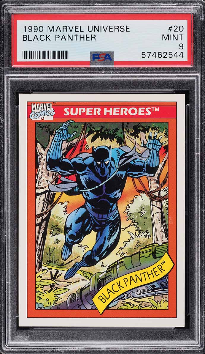 1990 Impel Marvel Universe Black Panther #20 PSA 9 MINT