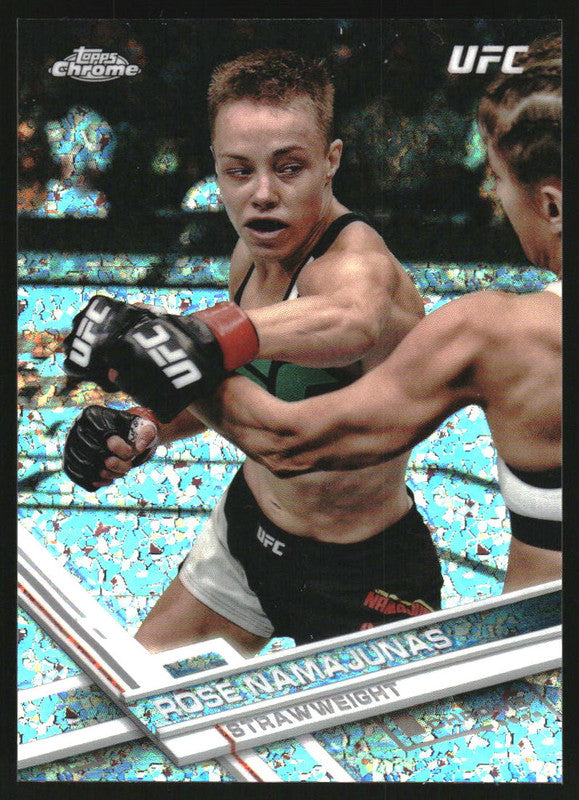 2017 Topps Chrome UFC Diamond Refractors #1 Rose Namajunas