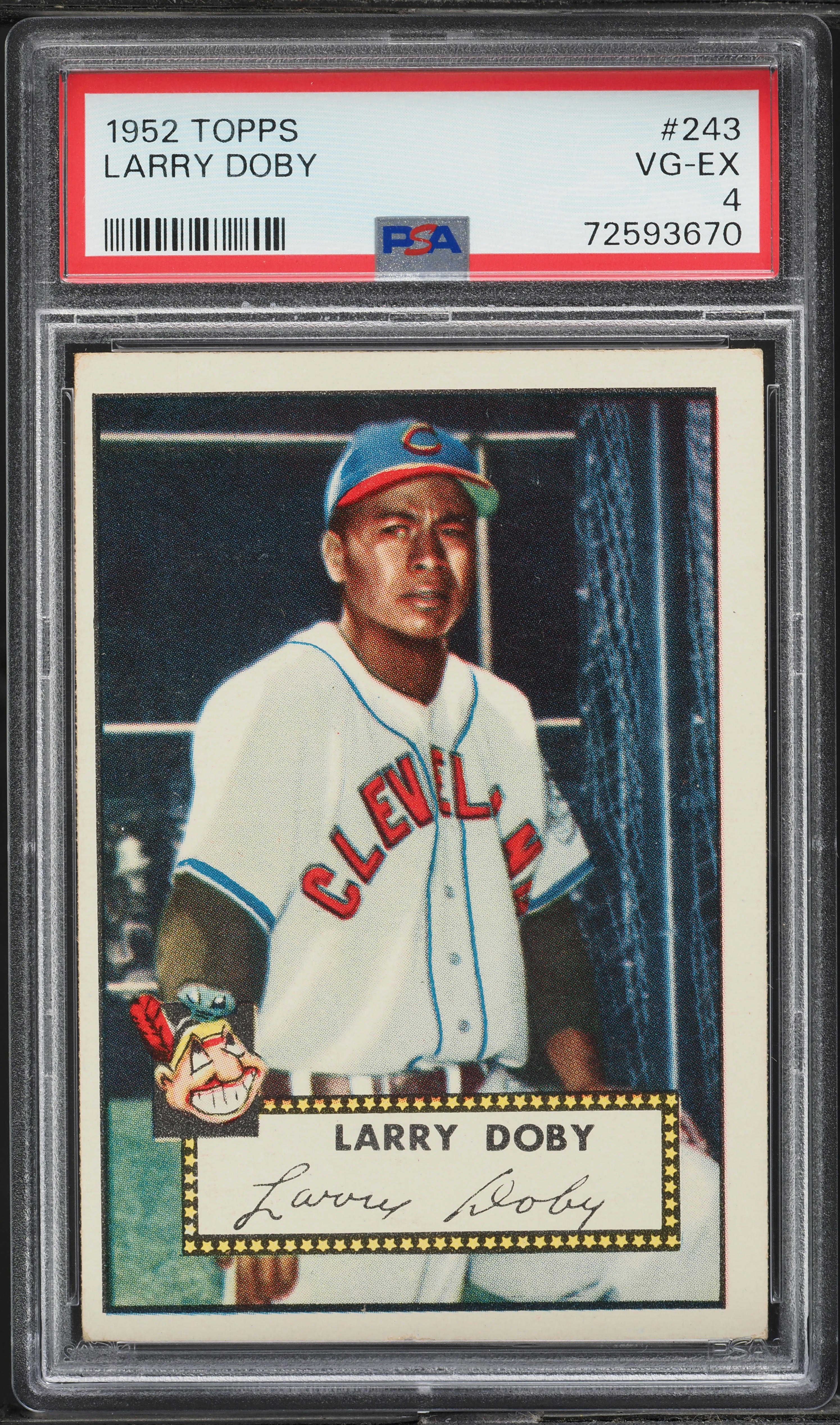 1952 Topps Larry Doby #243 PSA 4 VGEX