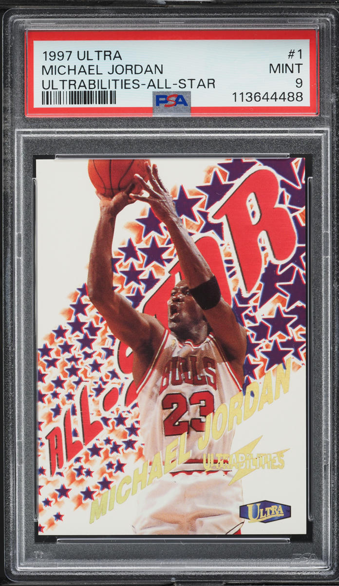 1997 Ultra Ultrabilities All-Star Michael Jordan #1 PSA 9 MINT