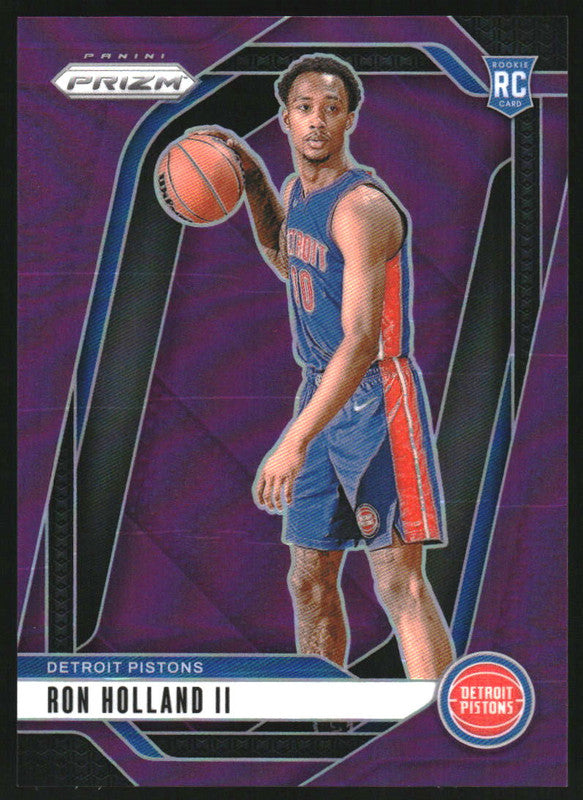 2024-25 Panini Prizm Purple Prizm #269 Ron Holland II RC /99