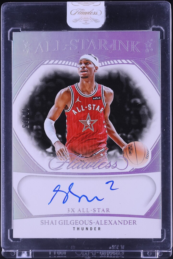 Carte Panini Impeccable Green Shai Gilgeous-Alexander 2021-22 #30/35 - État Near Mint
