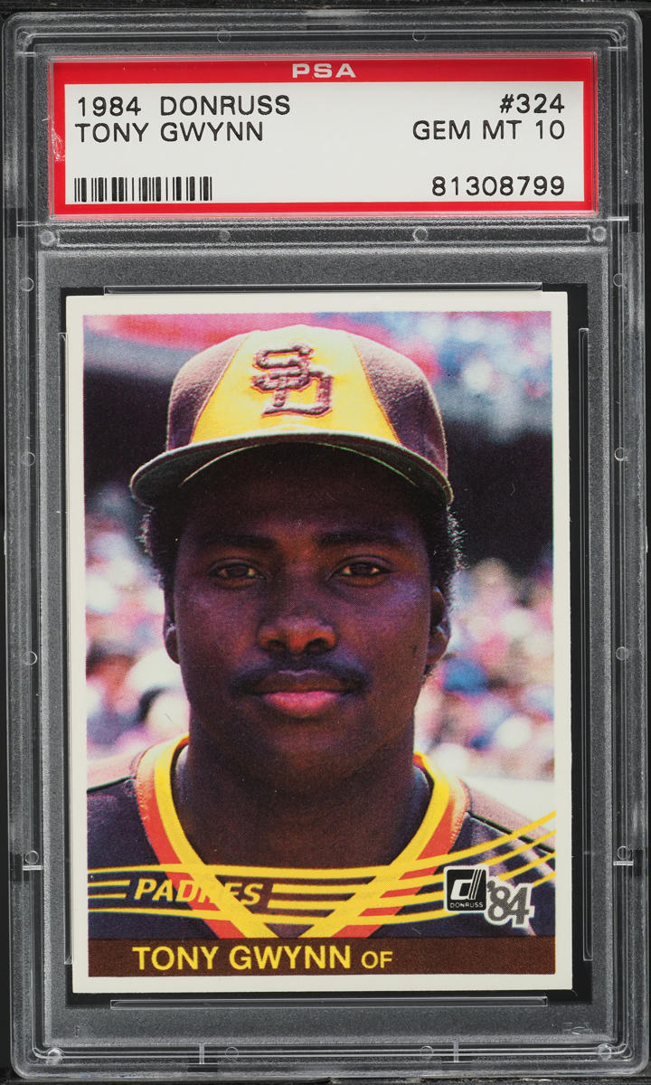 1984 Donruss Tony Gwynn #324 PSA 10 GEM MINT