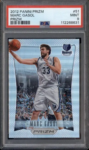 2012-13 Panini Prizm Prizms #51 Marc Gasol PSA 9