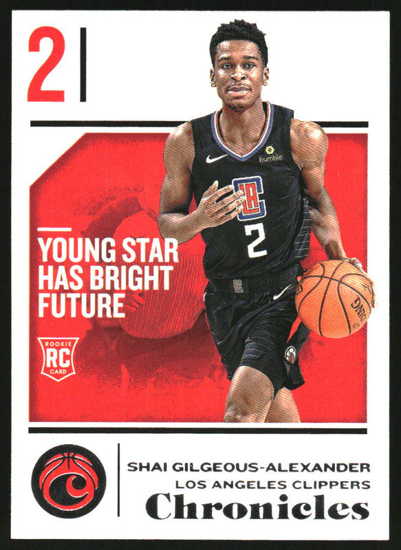 2018-19 Panini Chronicles #89 Shai Gilgeous-Alexander RC Chronicles