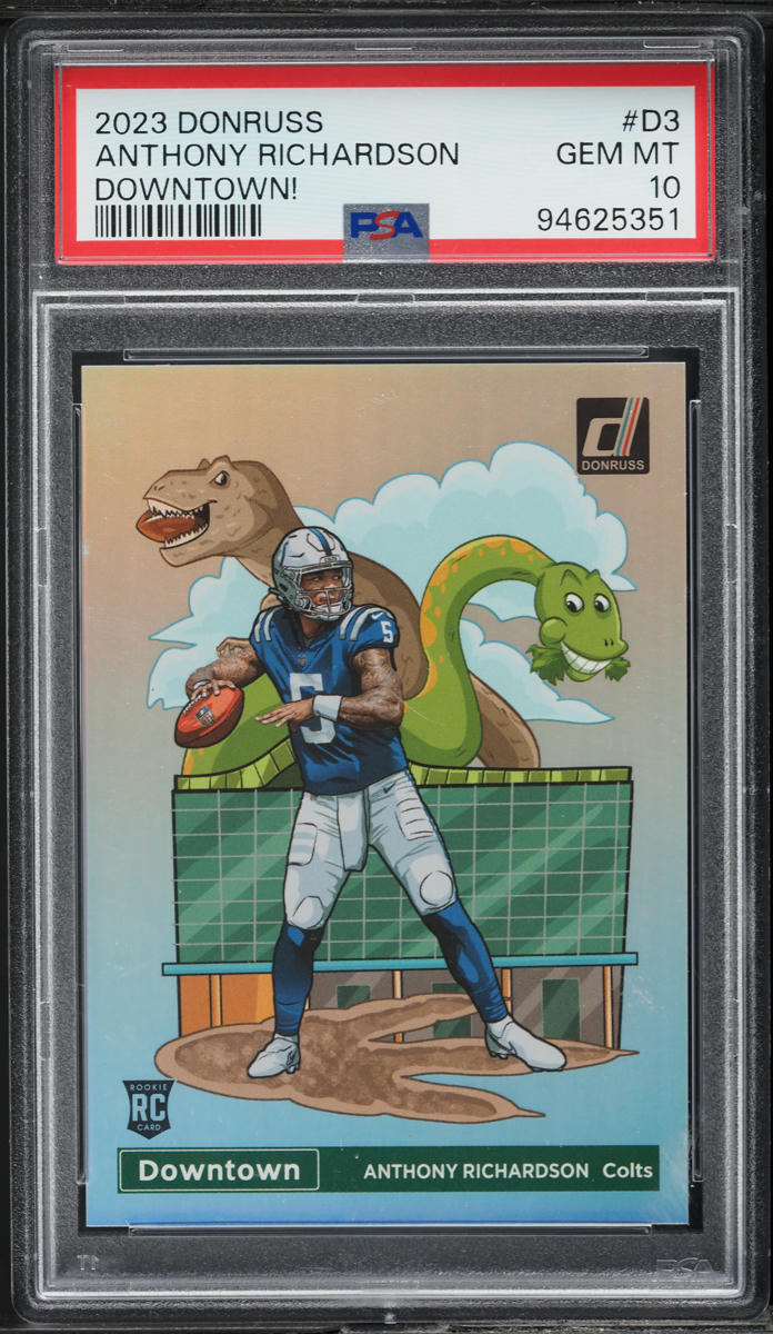 2023 Donruss Downtown Anthony Richardson ROOKIE #D-3 PSA 10 GEM MINT