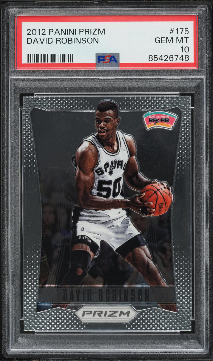 2012 Panini Prizm David Robinson #175 PSA 10 GEM MINT