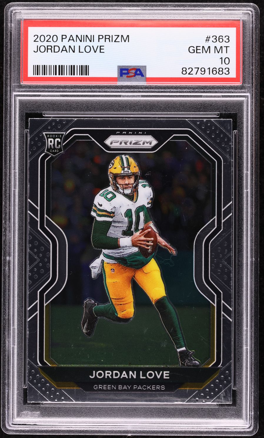 2020 Panini Prizm Jordan Love ROOKIE #363 PSA 10 GEM MINT