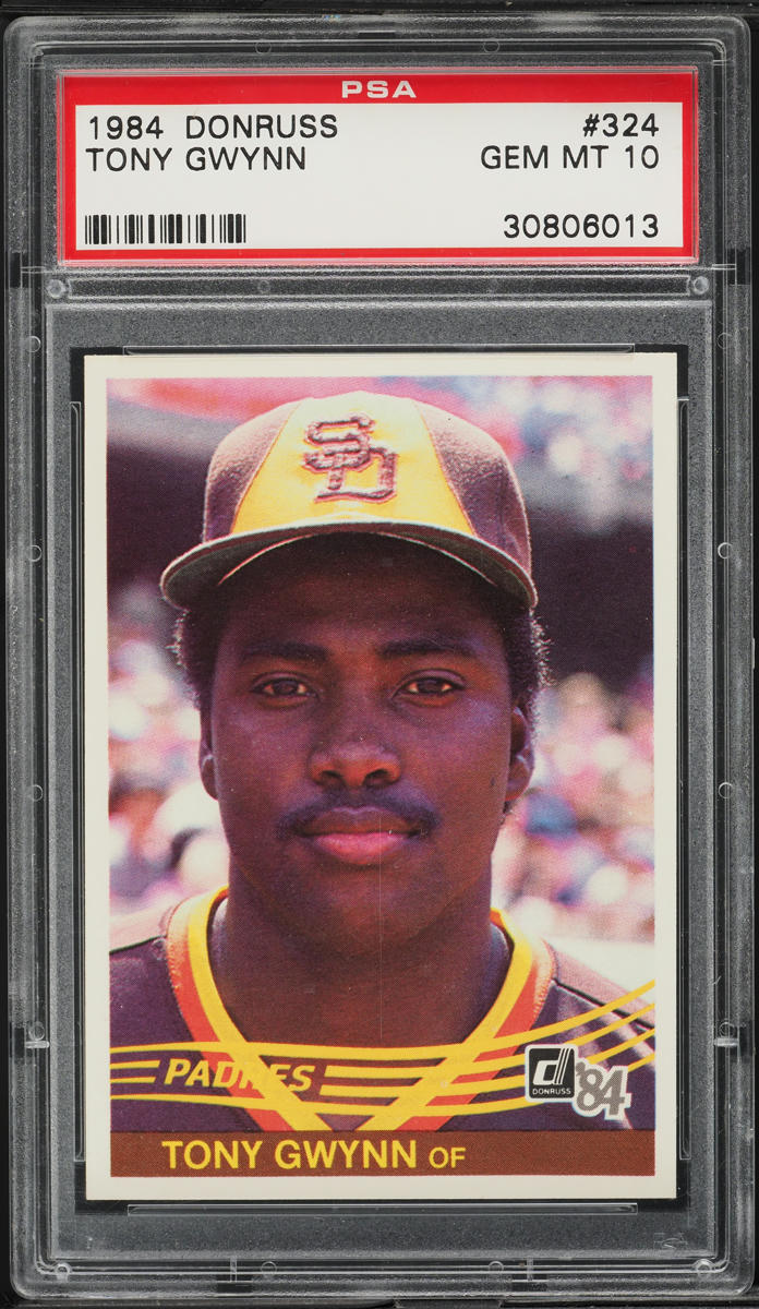 1984 Donruss Tony Gwynn #324 PSA 10 GEM MINT
