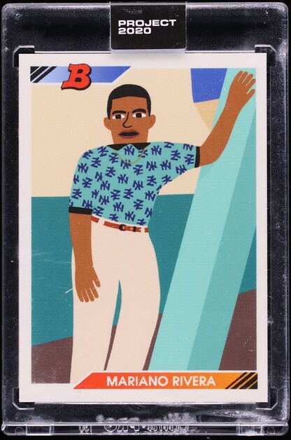 2020 Topps Project 2020 By Keith Shore Mariano Rivera #72