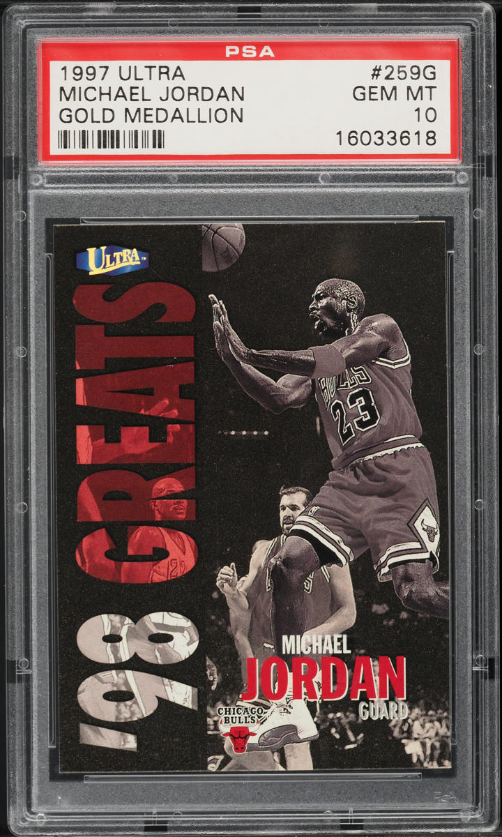 1997 Ultra Gold Medallion Michael Jordan #259G PSA 10 GEM MINT
