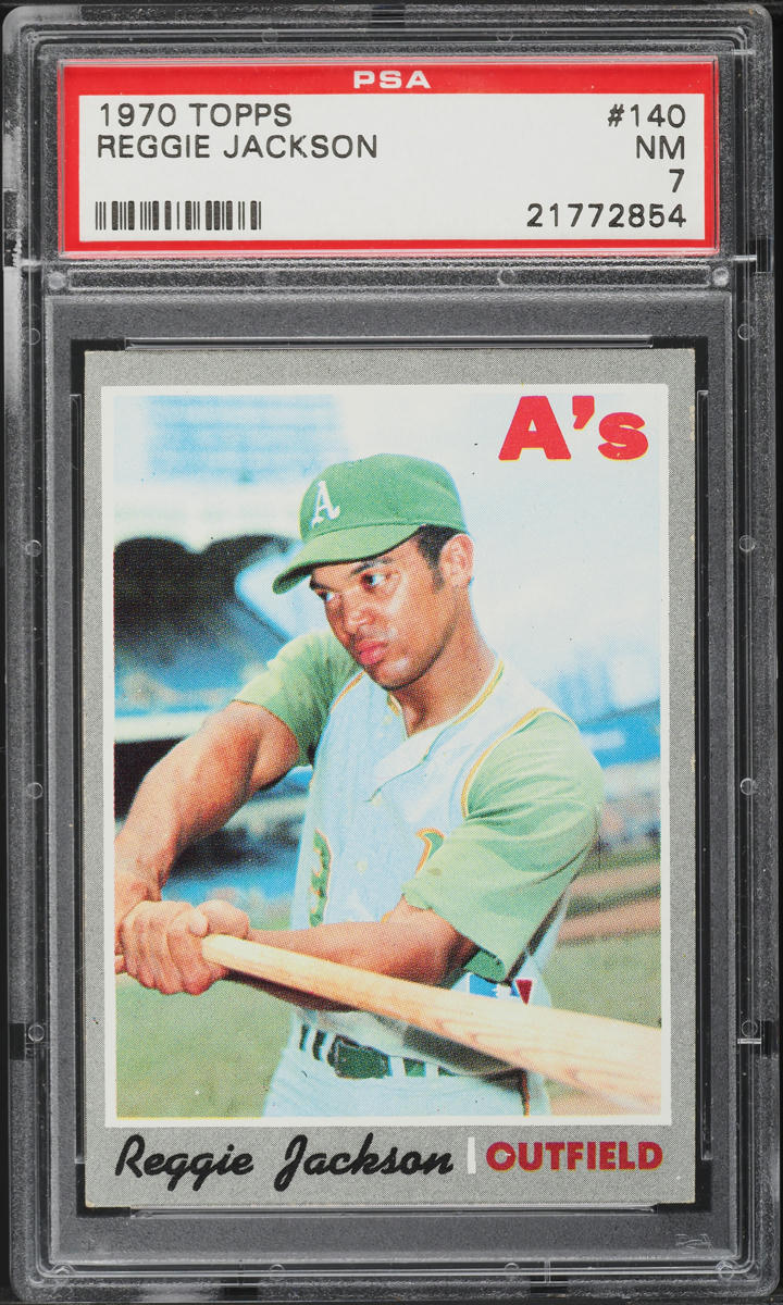 1970 Topps Reggie Jackson #140 PSA 7 NRMT