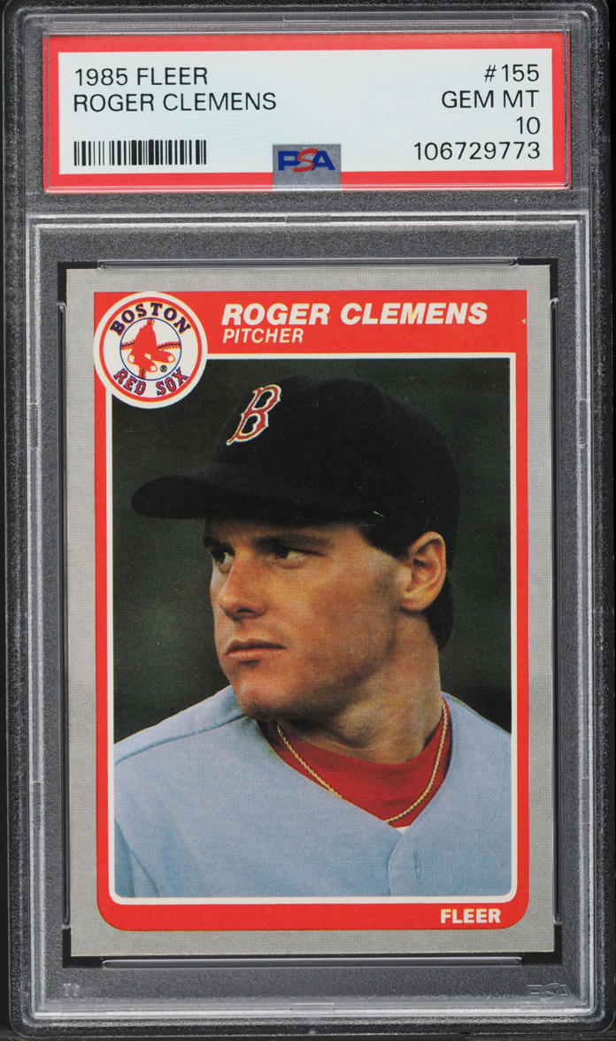 1985 Fleer Roger Clemens ROOKIE #155 PSA 10 GEM MINT