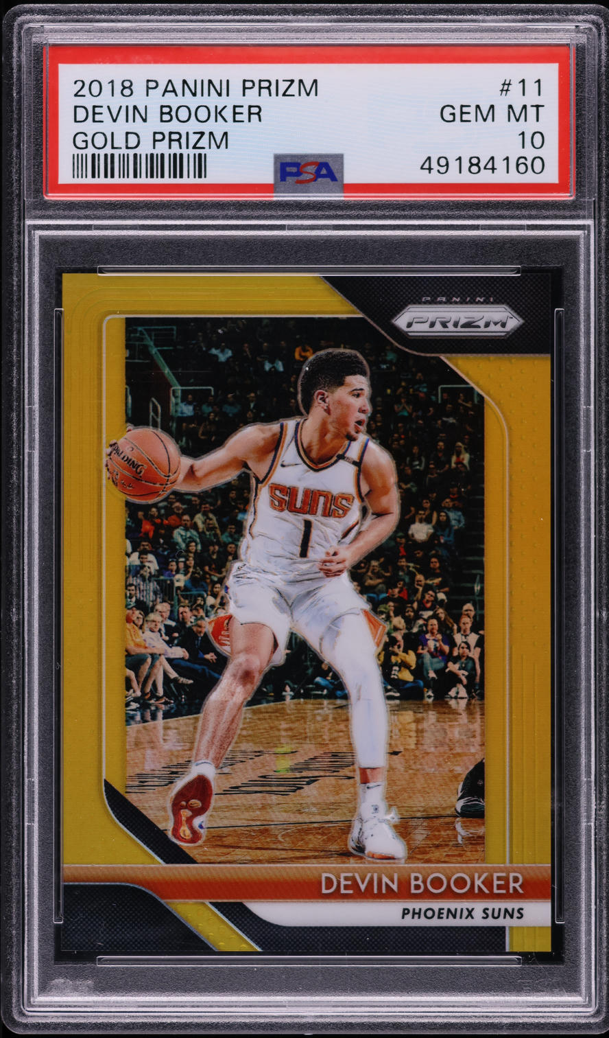 2018 Panini Prizm Gold Devin Booker /10 #11 PSA 10 GEM MINT