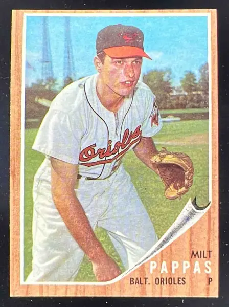Milt Pappas #75 1962 Topps Venezuelan Baseball