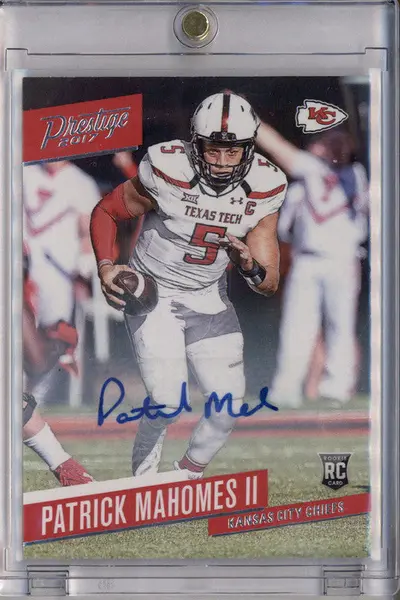 2017 Panini Prestige Rookie Signatures #232 Patrick Mahomes II RC Auto