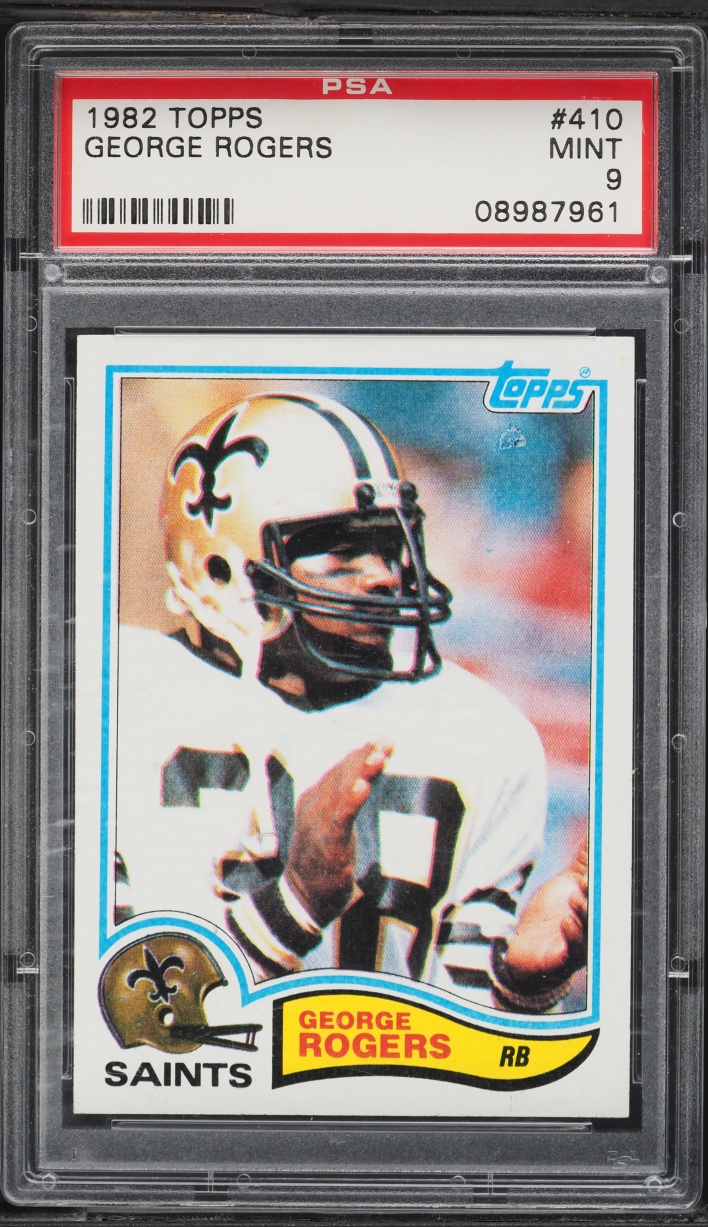 1982 Topps Football George Rogers ROOKIE #410 PSA 9 MINT