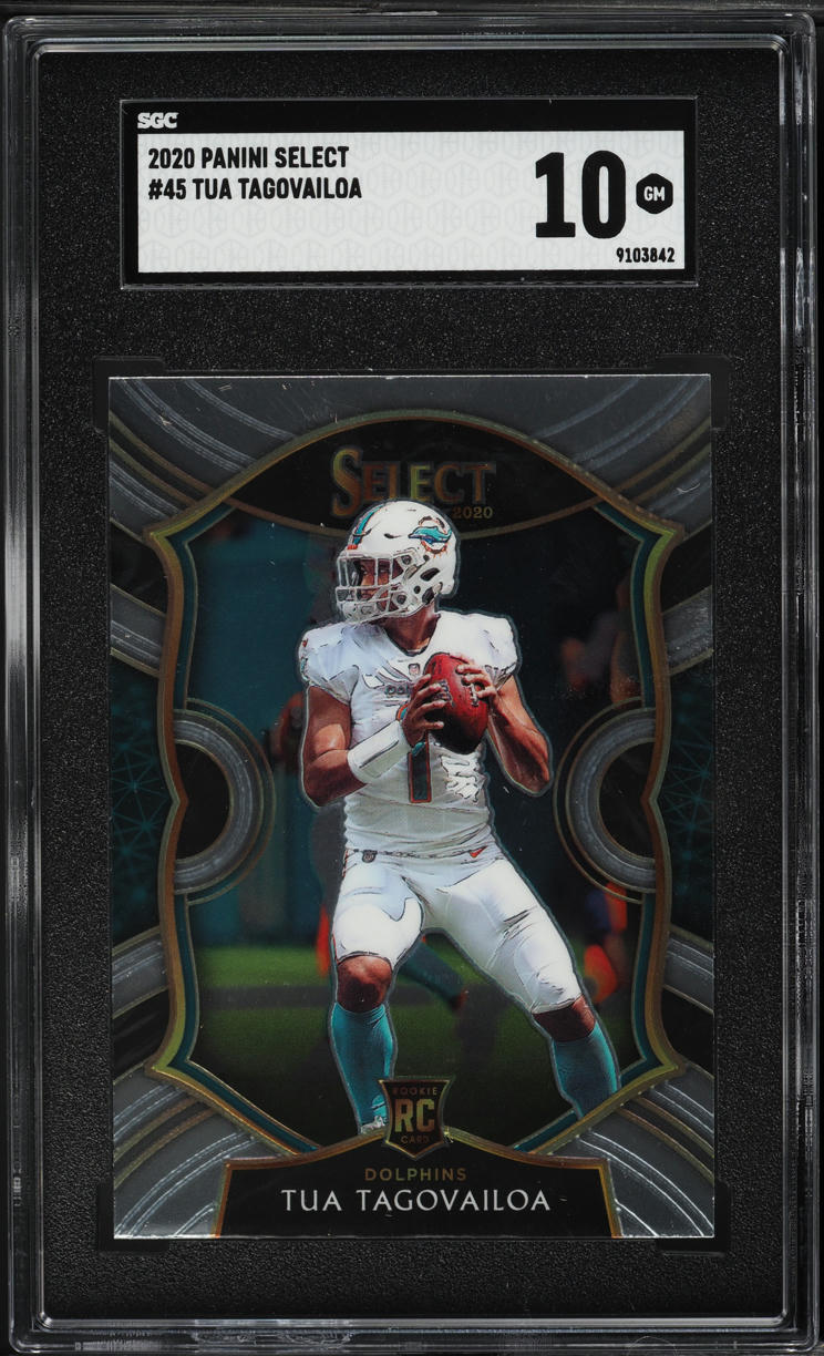 2020 Select Concourse Tua Tagovailoa ROOKIE #45 SGC 10 GEM MINT