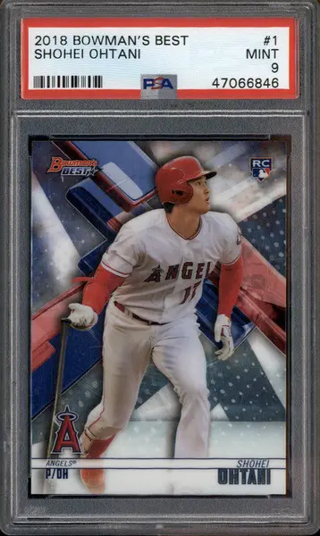 2018 Bowman's Best #1 Shohei Ohtani RC Rookie PSA 9