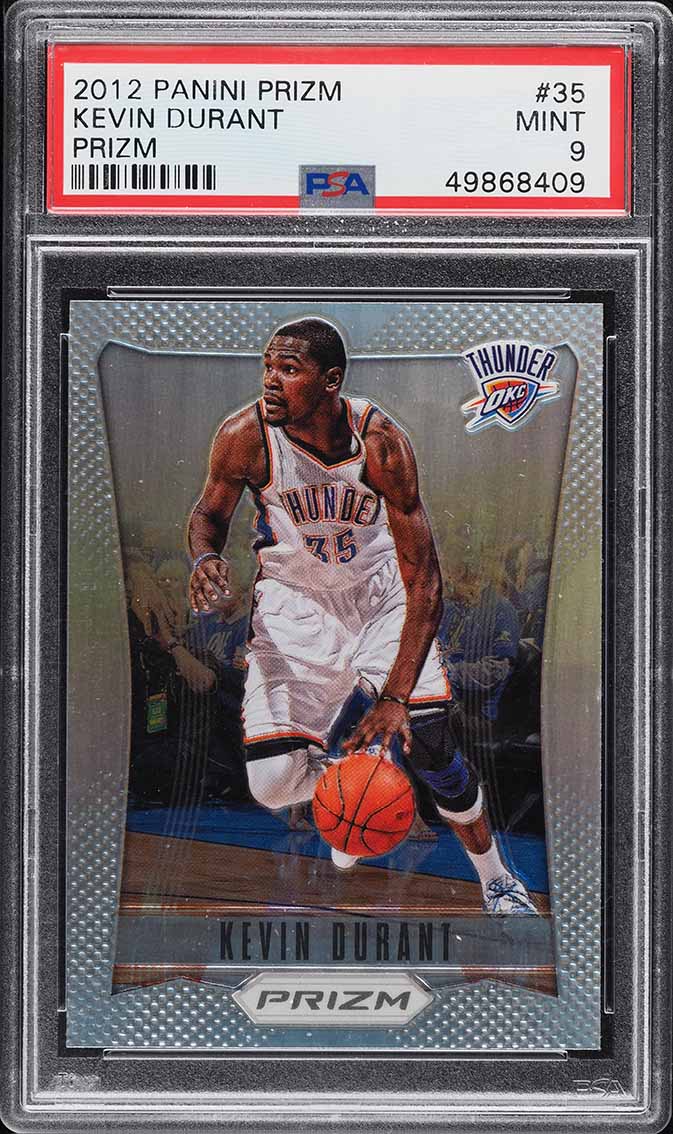 2012 Panini Prizm Silver Kevin Durant #35 PSA 9 MINT