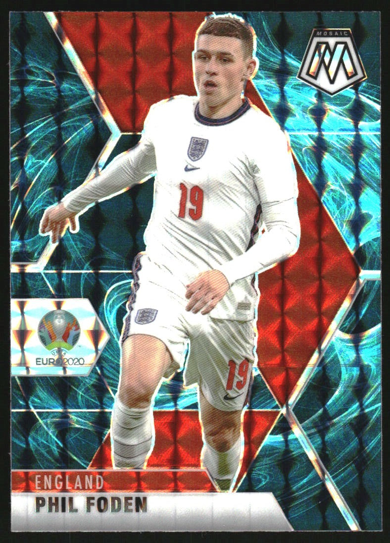 2020-21 Panini Mosaic UEFA Euro Mosaic Genesis #102 Phil Foden
