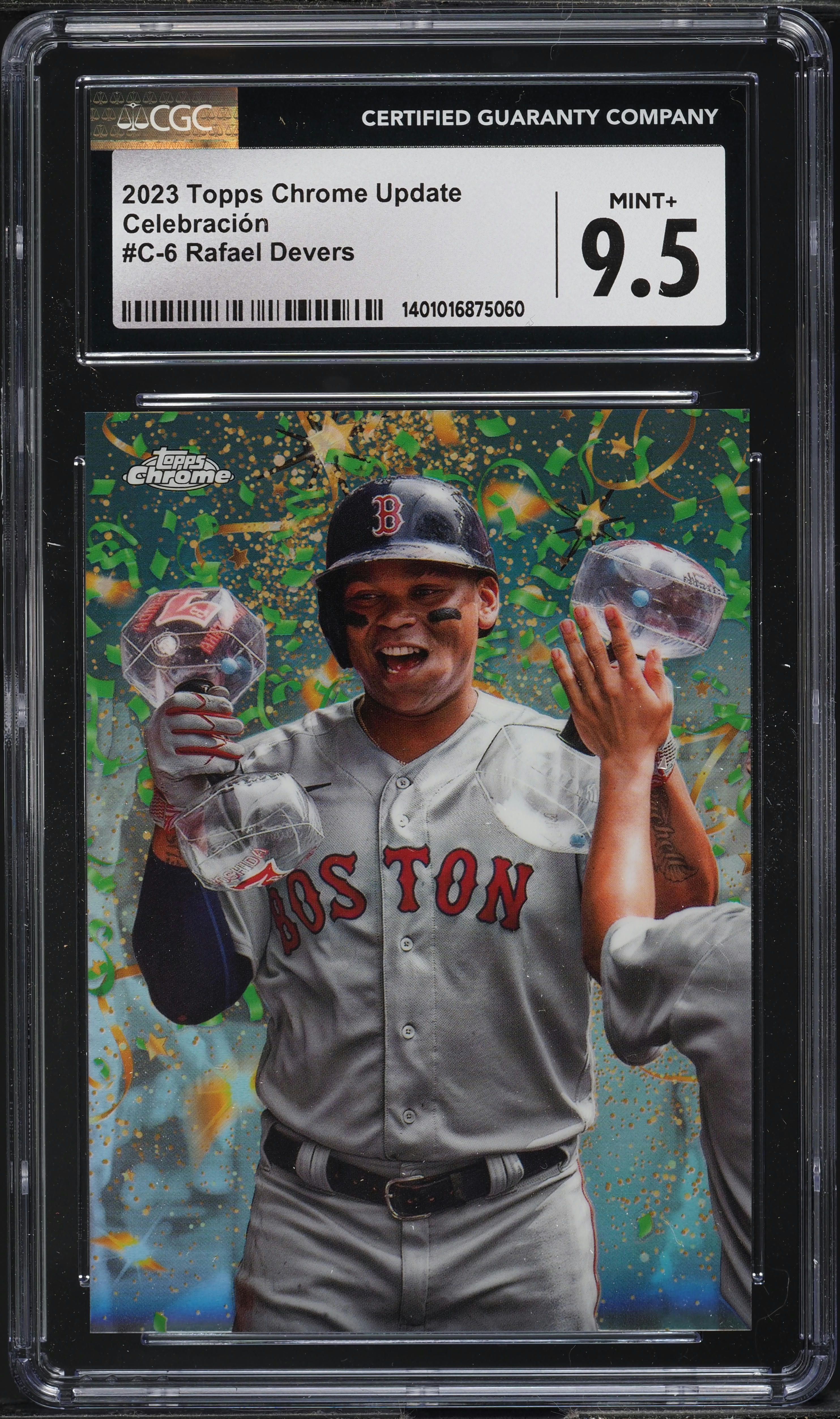 2023 Topps Chrome Update Celebracion Rafael Devers /99 #C-6 CGC 9.5 MINT+