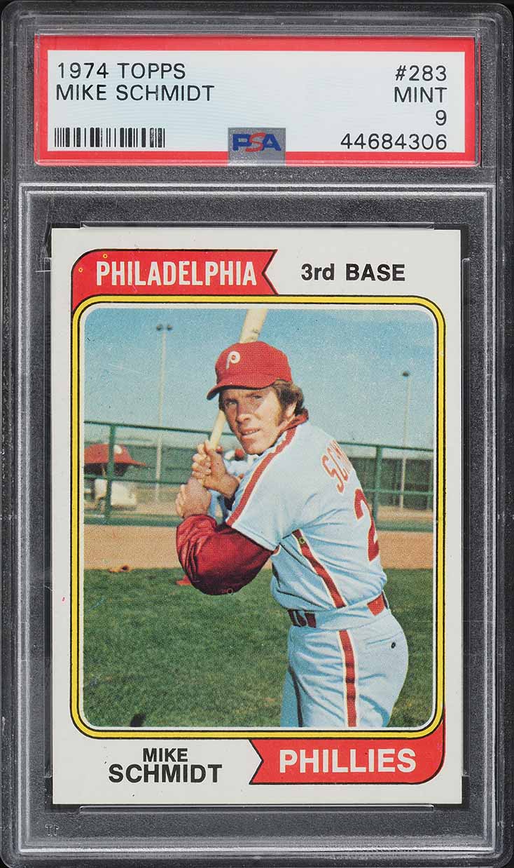 1974 Topps Mike Schmidt #283 PSA 9 MINT