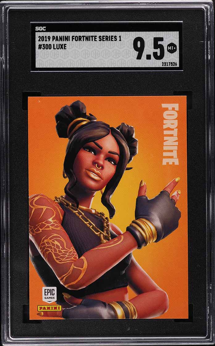 2019 Panini Fortnite Series 1 Luxe #300 SGC 9.5 MINT+