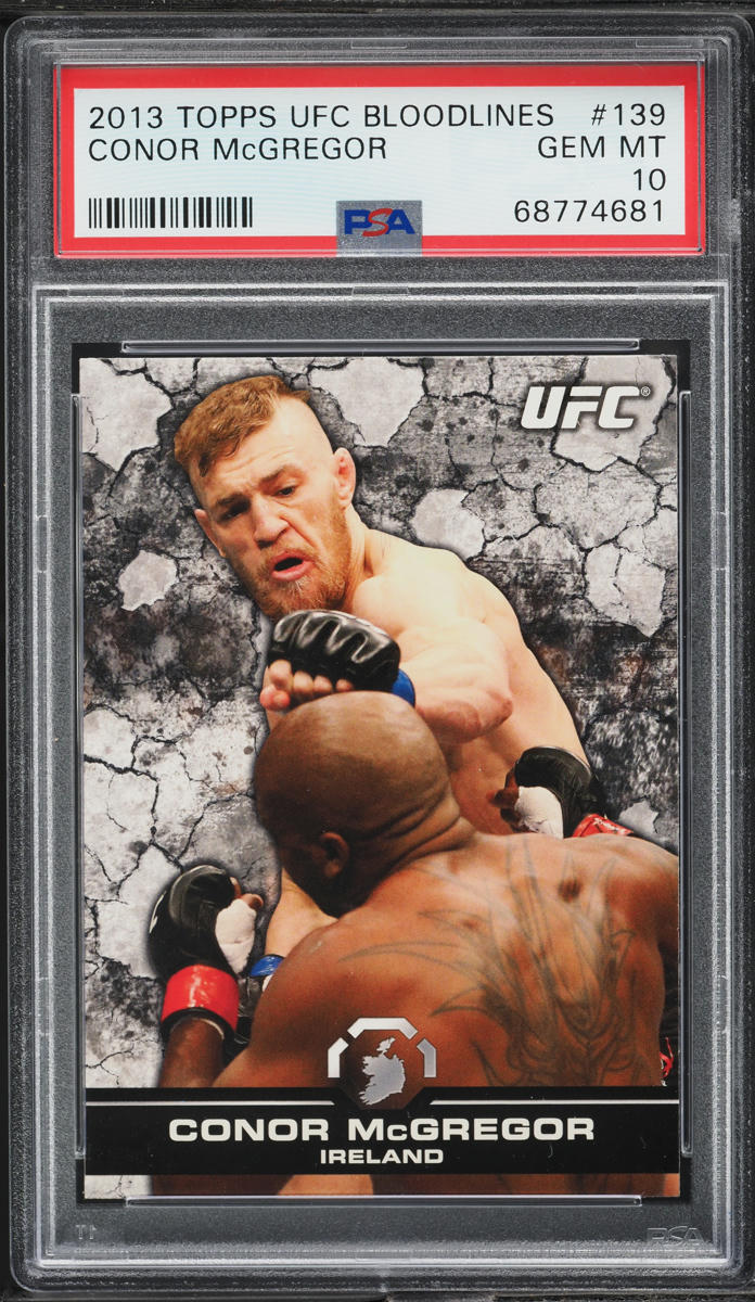 2013 Topps UFC Bloodlines Conor McGregor ROOKIE #139 PSA 10 GEM MINT