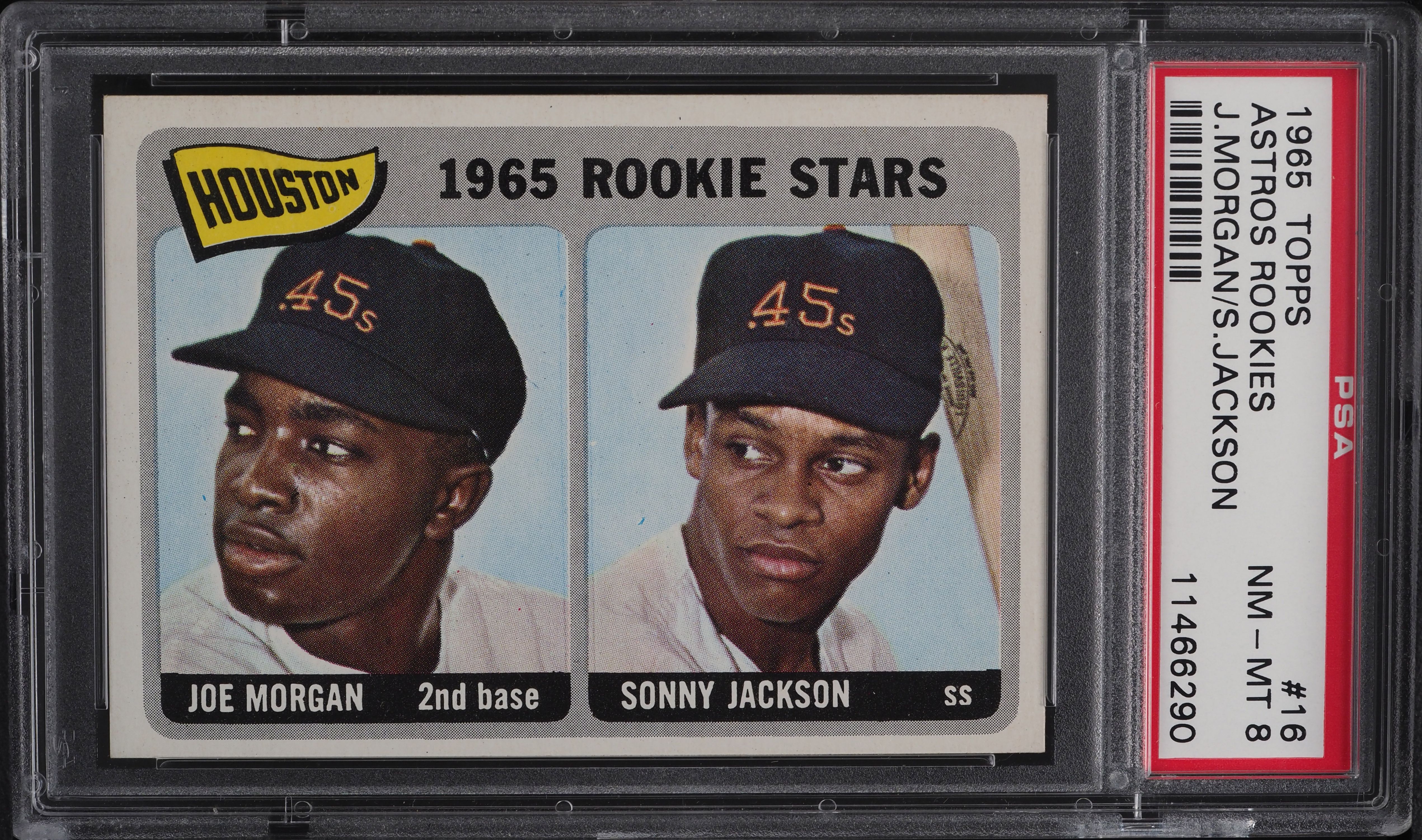 1965 Topps Joe Morgan ROOKIE #16 PSA 8 NM-MT