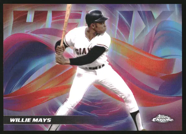 2025 Topps Chrome Helix #HX-15 Willie Mays