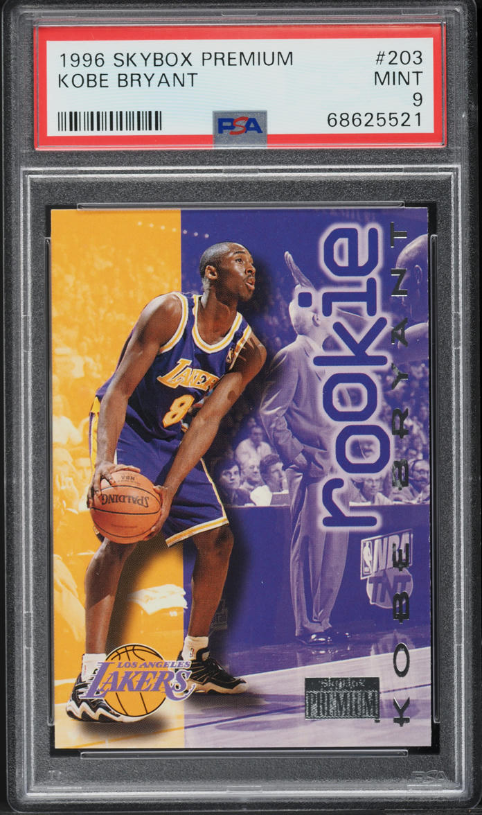 1996 Skybox Premium Kobe Bryant ROOKIE #203 PSA 9 MINT
