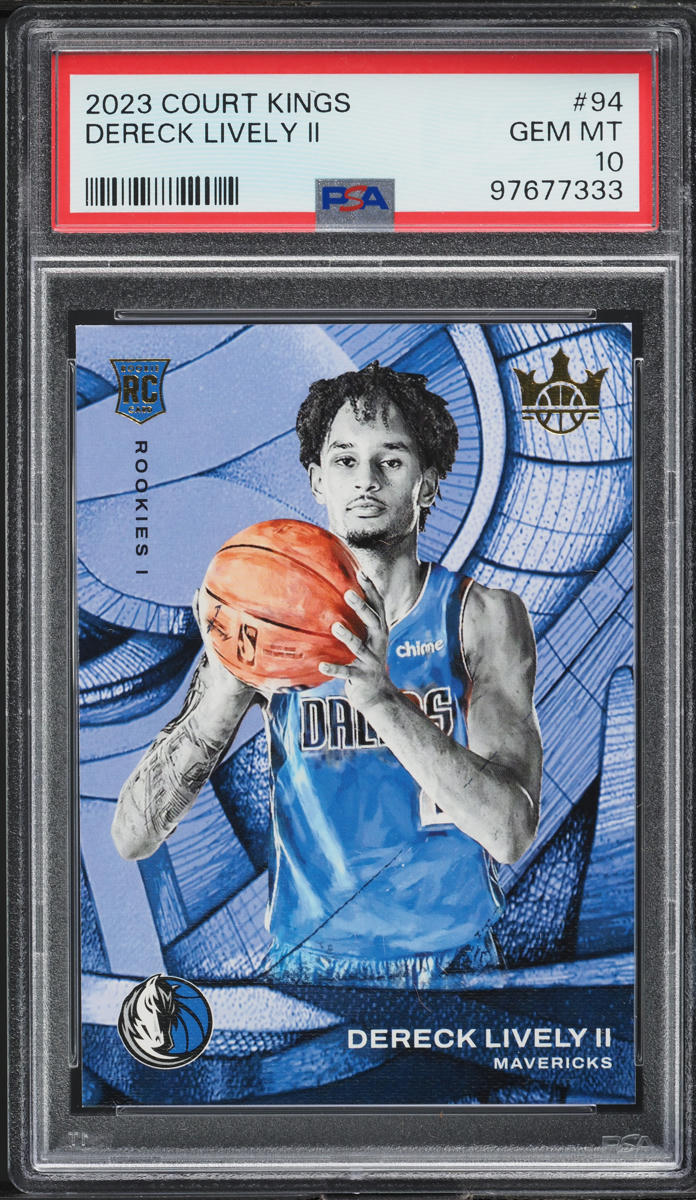 2023 Panini Court Kings Dereck Lively II ROOKIE #94 PSA 10 GEM MINT