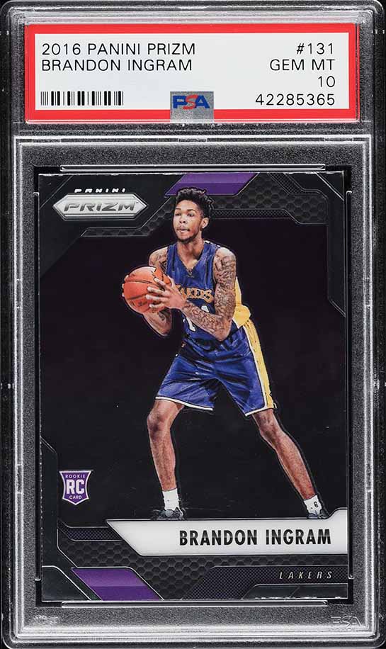 2016 Panini Prizm Brandon Ingram ROOKIE #131 PSA 10 GEM MINT