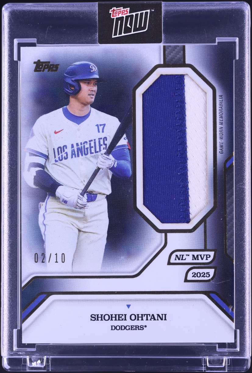Shohei Ohtani 2025 Topps Now #338 Black Foil /10 Price Guide
