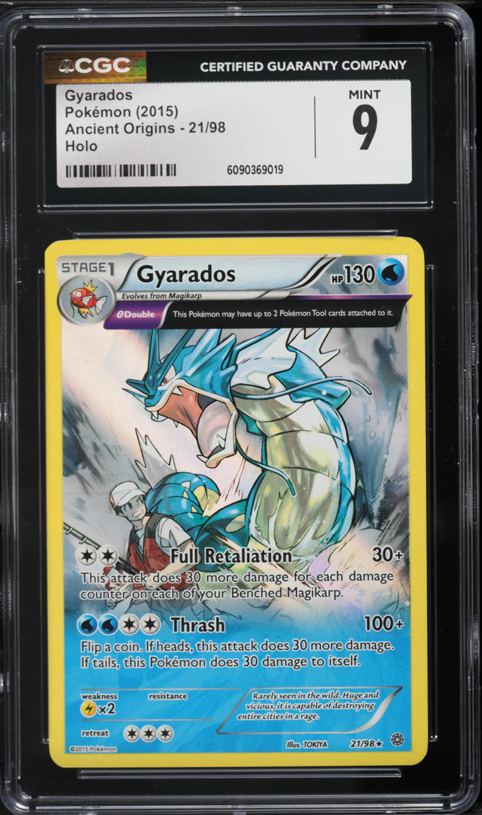 Gyarados 2015 XY: Ancient Origins #21/98 Holo Price Guide - Sports