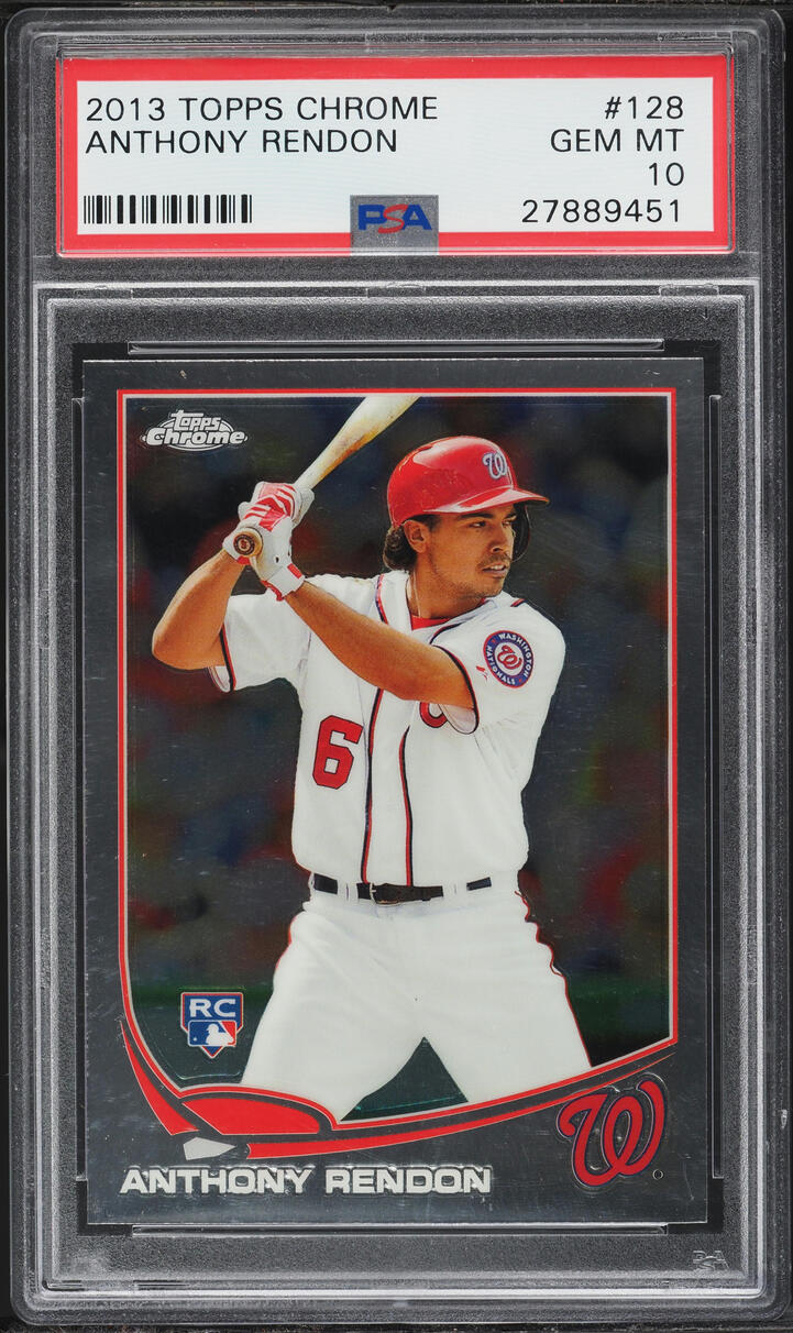 2013 Topps Chrome Anthony Rendon ROOKIE #128 PSA 10 GEM MINT
