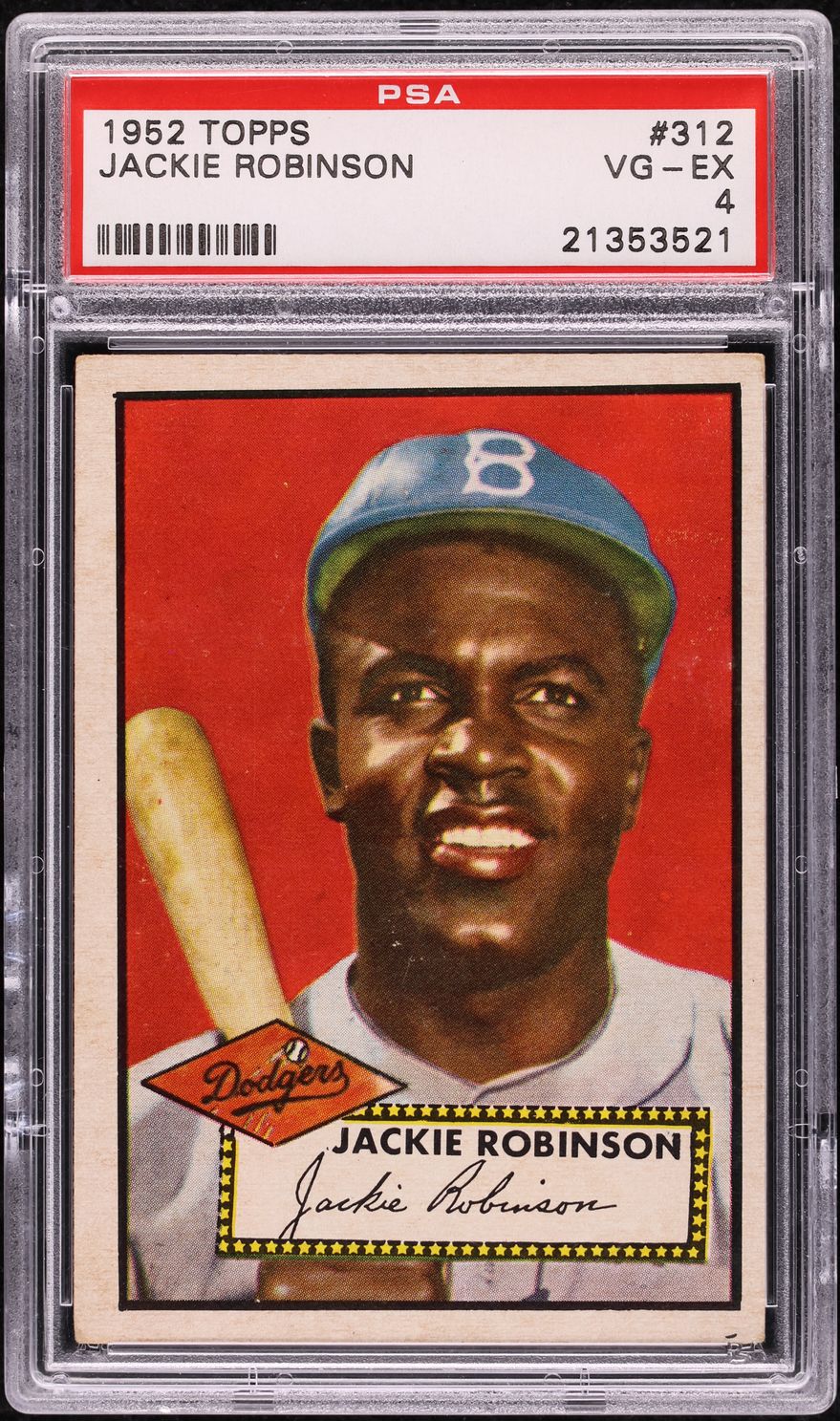 1952 Topps Jackie Robinson #312 PSA 4 VGEX