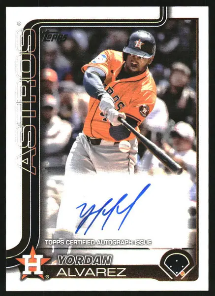2025 Topps Real One Autographs #244 Yordan Alvarez Auto